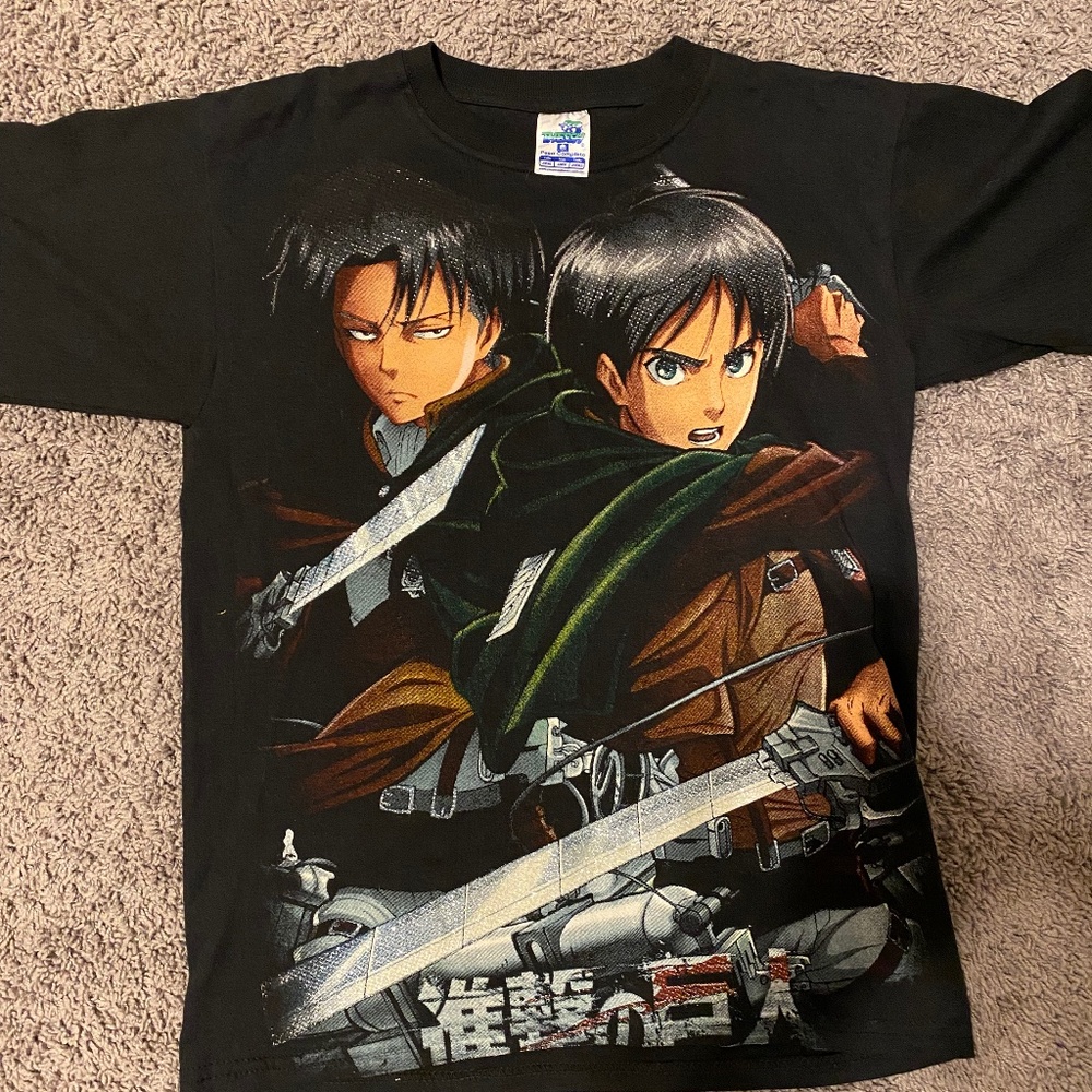 Anime Double Sided Printed T-Shirt Juniors